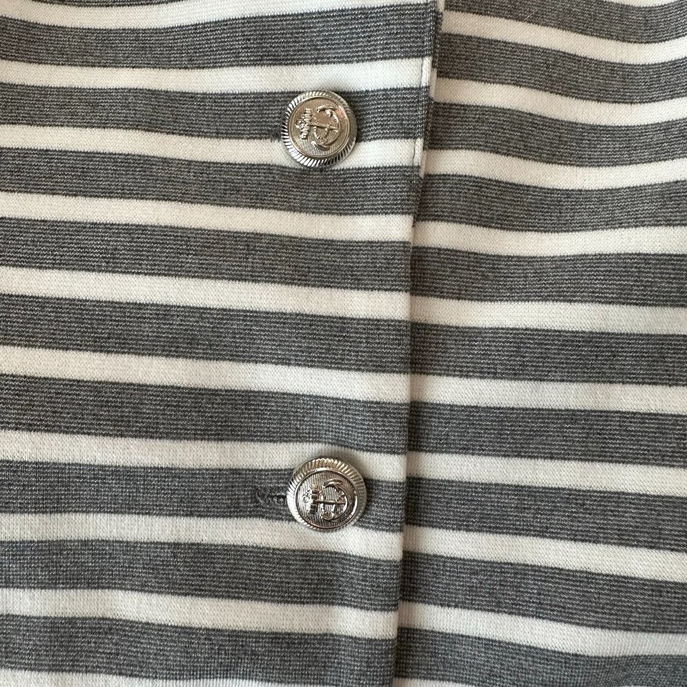 Black and white striped blazer - doe & rae - Picture 5 of 5